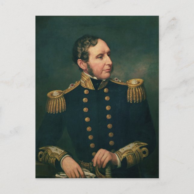 Vice amiral Robert Fitzroy Vykort (Framsida)