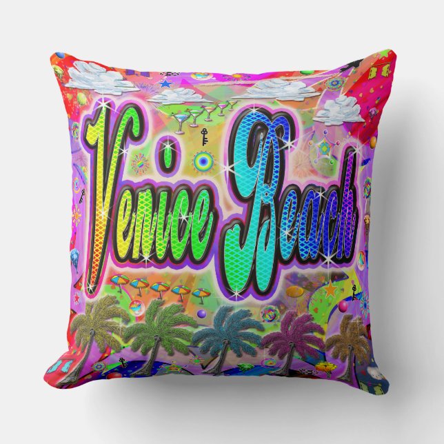 Vice Beach Vista Express Pillow Kudde (Framsida)