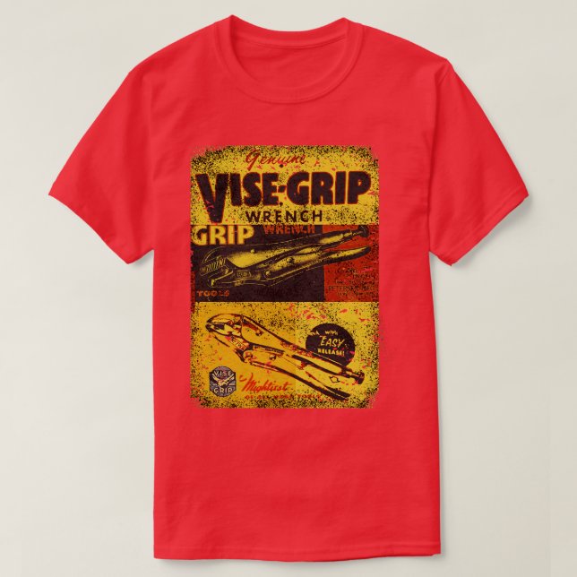 Vice Grip verktyg USA T Shirt (Design framsida)