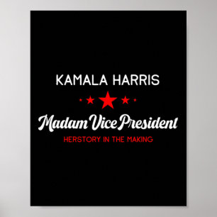 Vice Kamala Harris Feminist Herstory Hans-Gert Kam Poster