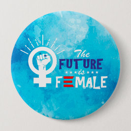 Vice Kamala Harris Framtiden är kvinnlig Knapp