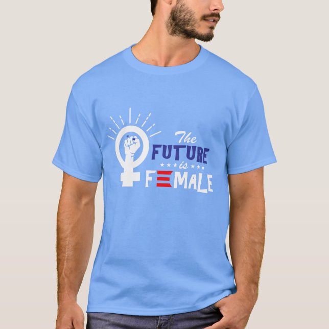 Vice Kamala Harris Framtiden är kvinnlig T Shirt (Framsida)