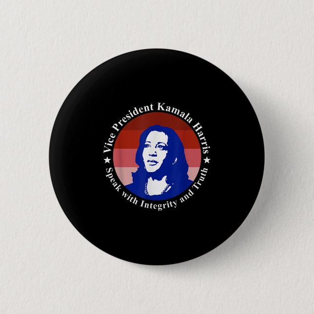 Vice Kamala Harris, invigningsdagen 2002 Knapp (Framsida)