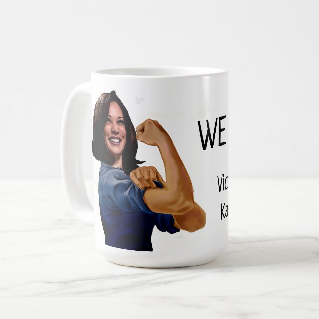 Vice Kamala Harris som Rosie Kaffemugg (Framsida vänster)