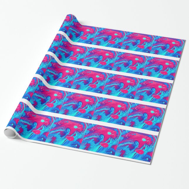 vice kärlek-snäcka presentpapper (Utrullad)