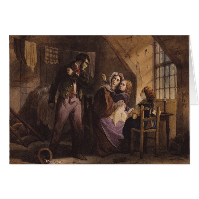 Vice och förtjänst: Misär Hälsningskort (Framsidan Horizontal)