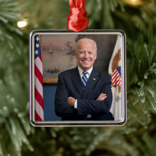 Vice President Joe Biden från Obamas ordförandeska Julgransprydnad Metall