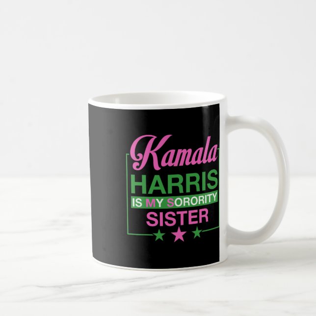 Vice president Kamala Harris är min stora syster Kaffemugg (Höger)