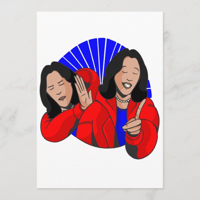 vice president kamala harris meme lustig inbjudningar (Framsida)