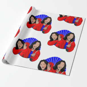 vice president kamala harris meme lustig presentpapper
