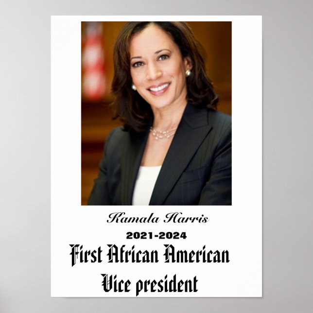 VICE PRESIDENT KAMALA HARRIS POSTER (Framsidan)