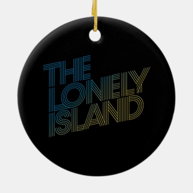 Vice strand julgransprydnad keramik (Baksidan)