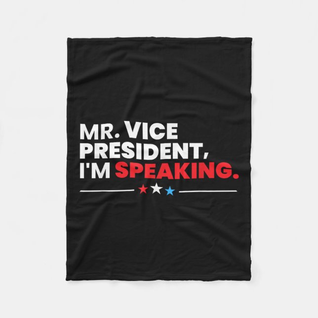 Vice talman Im Talman Shirt 2020 Debatt Qu Fleecefilt (Framsidan)