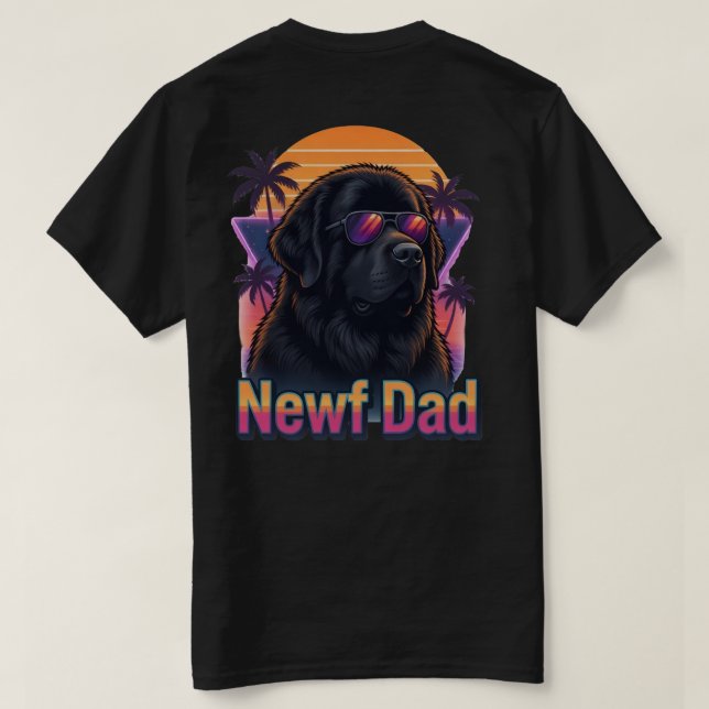 ViceNewfPappa T Shirt (Design baksida)