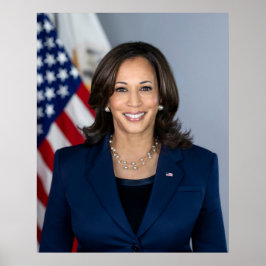 Vicens president Kamala Harris Officiell Photo Poster