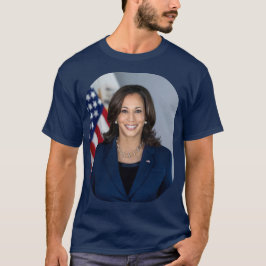 Vicens president Kamala Harris Officiell Photo Uni T Shirt