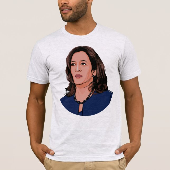 Vicens president Kamala Harris T Shirt (Framsida)