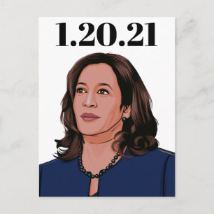 Vicens president Kamala Harris Vykort