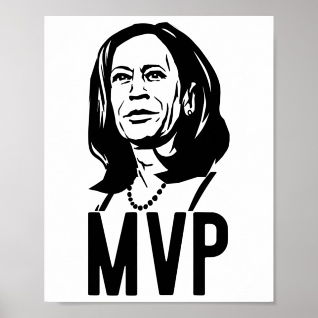 Vicens talman Kamala Harris-valet M Poster (Framsidan)