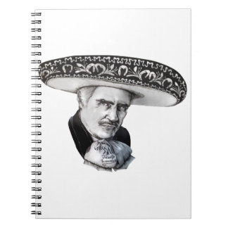 Vicente Fernandez Sombrero Teckning Anteckningsbok