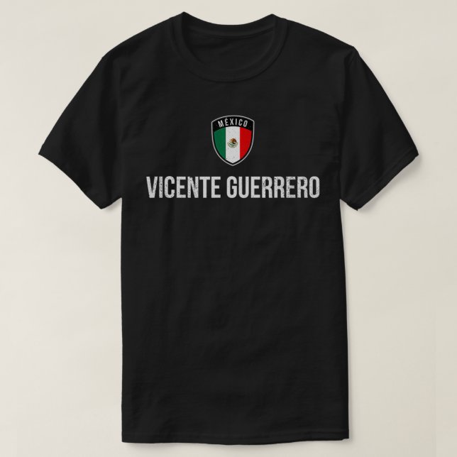 Vicente Guerrero Pride Tlacala Roots T Shirt (Design framsida)