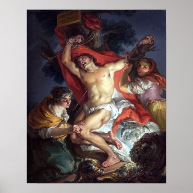 Vicente López y Portaña Saint Sebastian Poster (Framsidan)