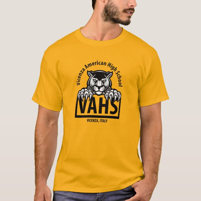 Vicenza Cougars VAHS T Shirt (Framsida)