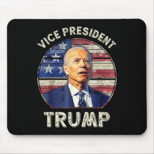 Vicepresident Trump Usa Flagga Biden 2024 Val M Musmatta