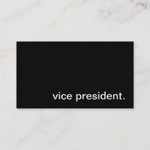 Vicepresidentvisitkort Visitkort