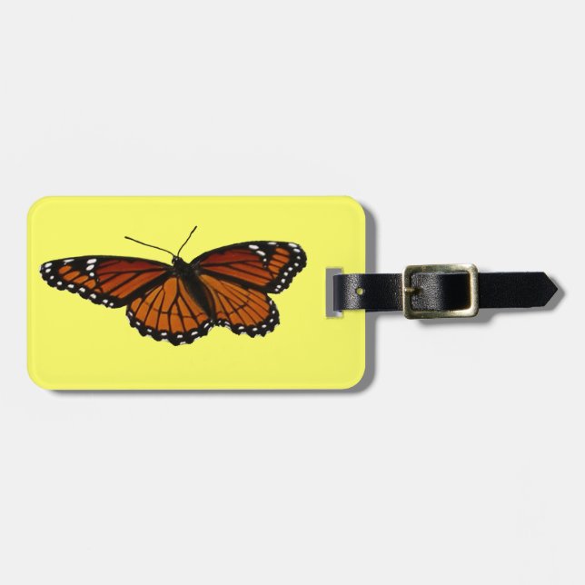 Viceroy Fjäril Vacker Natur Fotografi Bagagebricka (Horisontell Framsida)