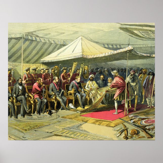 Viceroys besök i Maharajah Poster (Framsidan)