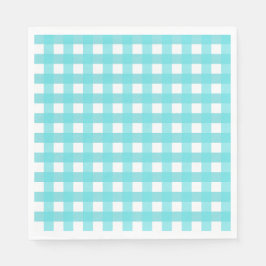 Vichy Bleu Ciel Pappersservett