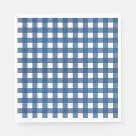 Vichy Bleu marine Pappersservett