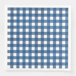 Vichy Bleu marine Pappersservett