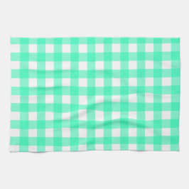 Vichy Bleu Turquoise Kökshandduk