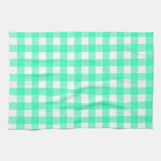 Vichy Bleu Turquoise Kökshandduk