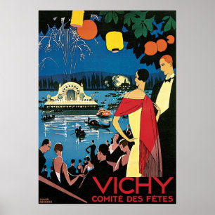 Vichy Comite Des-Fetes Poster