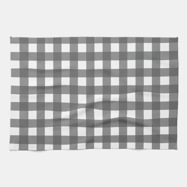 Vichy Gris clair Kökshandduk (Horisontell)