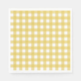 Vichy Jaune clair Pappersservett