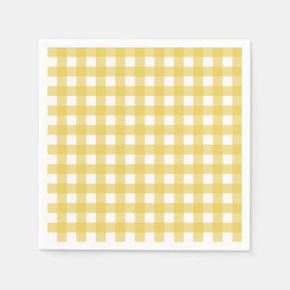 Vichy Jaune clair Pappersservett