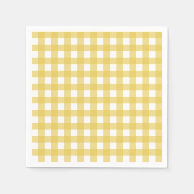 Vichy Jaune clair Pappersservett (Framsidan)