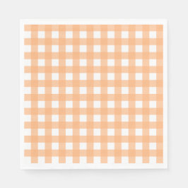 Vichy Orange clair Pappersservett