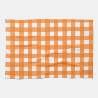 Vichy Orange Kökshandduk