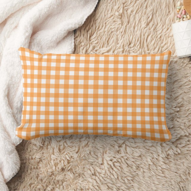 Vichy Orange Lumbarkudde (Filt)