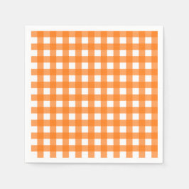 Vichy Orange Pappersservett