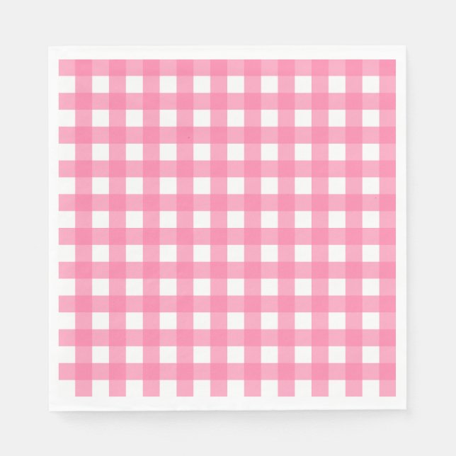 Vichy Rose clair Pappersservett (Framsidan)