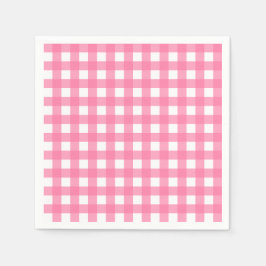 Vichy Rose clair Pappersservett