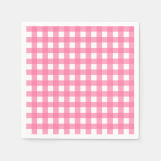 Vichy Rose clair Pappersservett