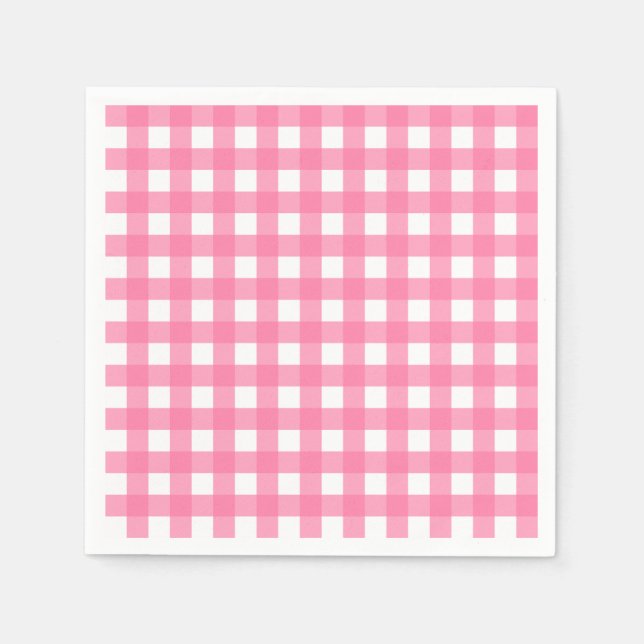 Vichy Rose clair Pappersservett (Framsidan)