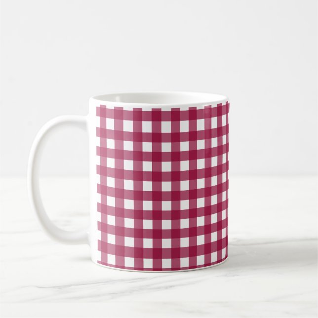 Vichy Rouge Cerise Kaffemugg (Vänster)